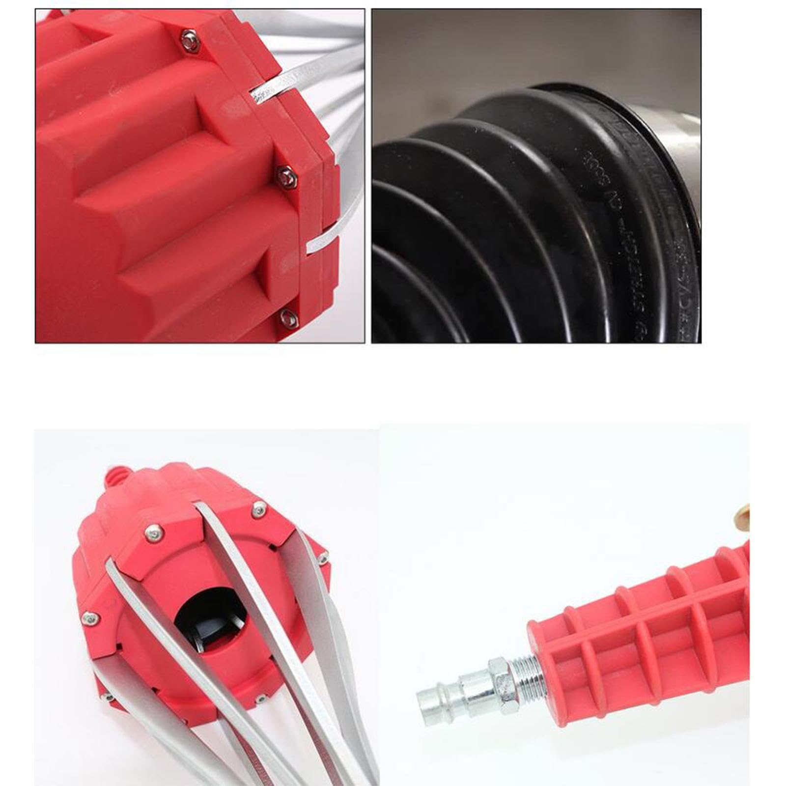 Herramienta Completa para la extracción de Fuelle de Junta homocinética. Incluye componentes de Acero con un Rango Ajustable de 20 mm a 120 mm para