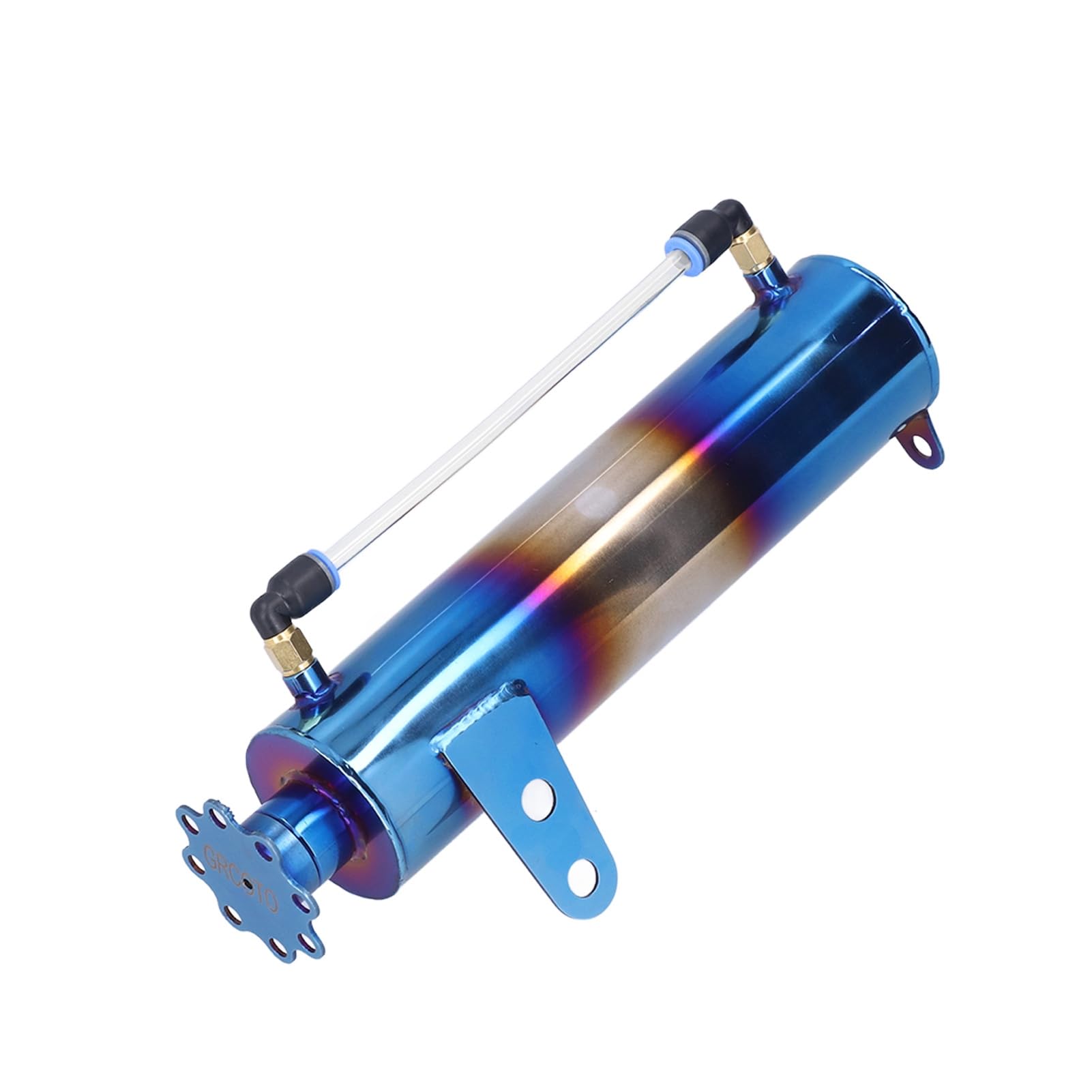 Réservoir de Liquide de Refroidissement de Radiateur de Voiture, Fydun 500ML Alliage D'aluminium Vase D'expansion du Liquide de Refroidissement Réservoir de Récupération D'huile de Trop-plein Réservoi