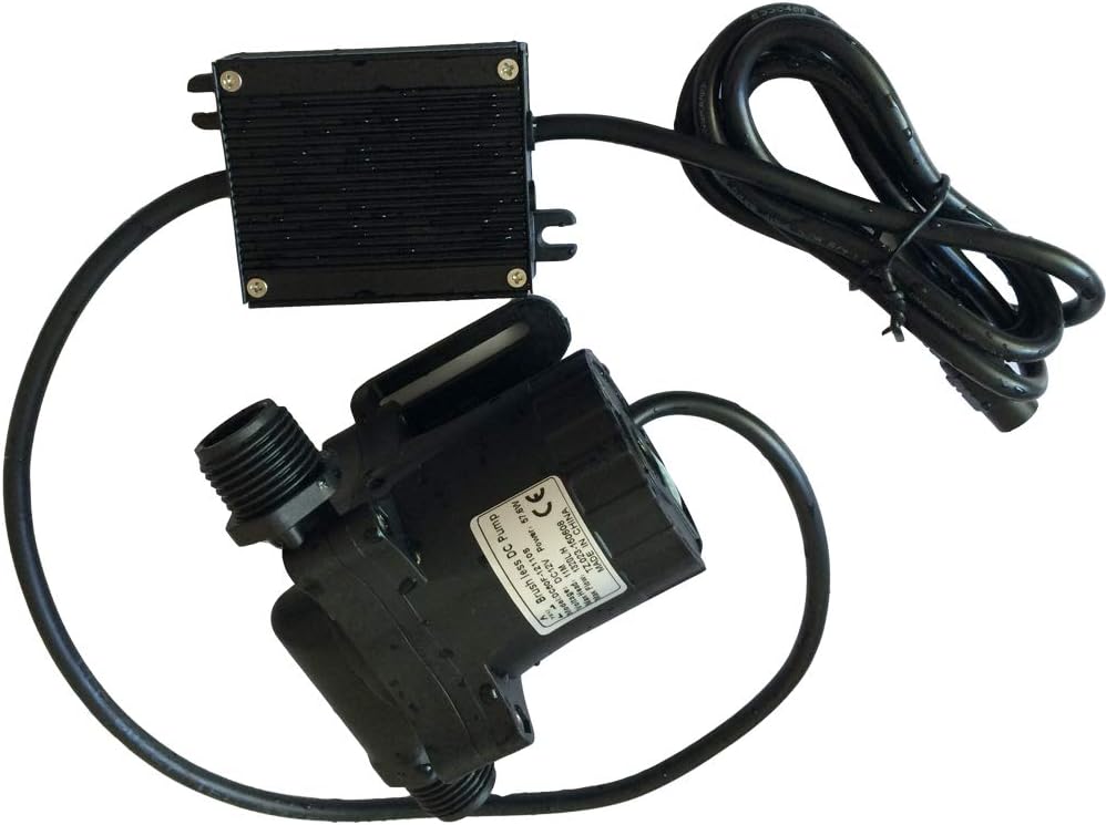 SHYSKY 12V Micro DC Solar Submersible Pump Brushless Water Pump DC50F-12110S 1320LPH 11M Water Circulation Pressurization Cooling sys