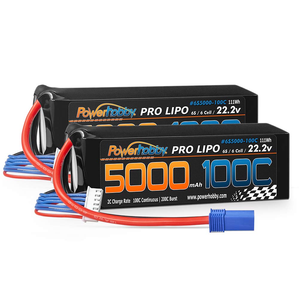 Amazon.co.jp: powerhobby 6s 22.2 V 5000 mAh 100 C LiPoバッテリーW