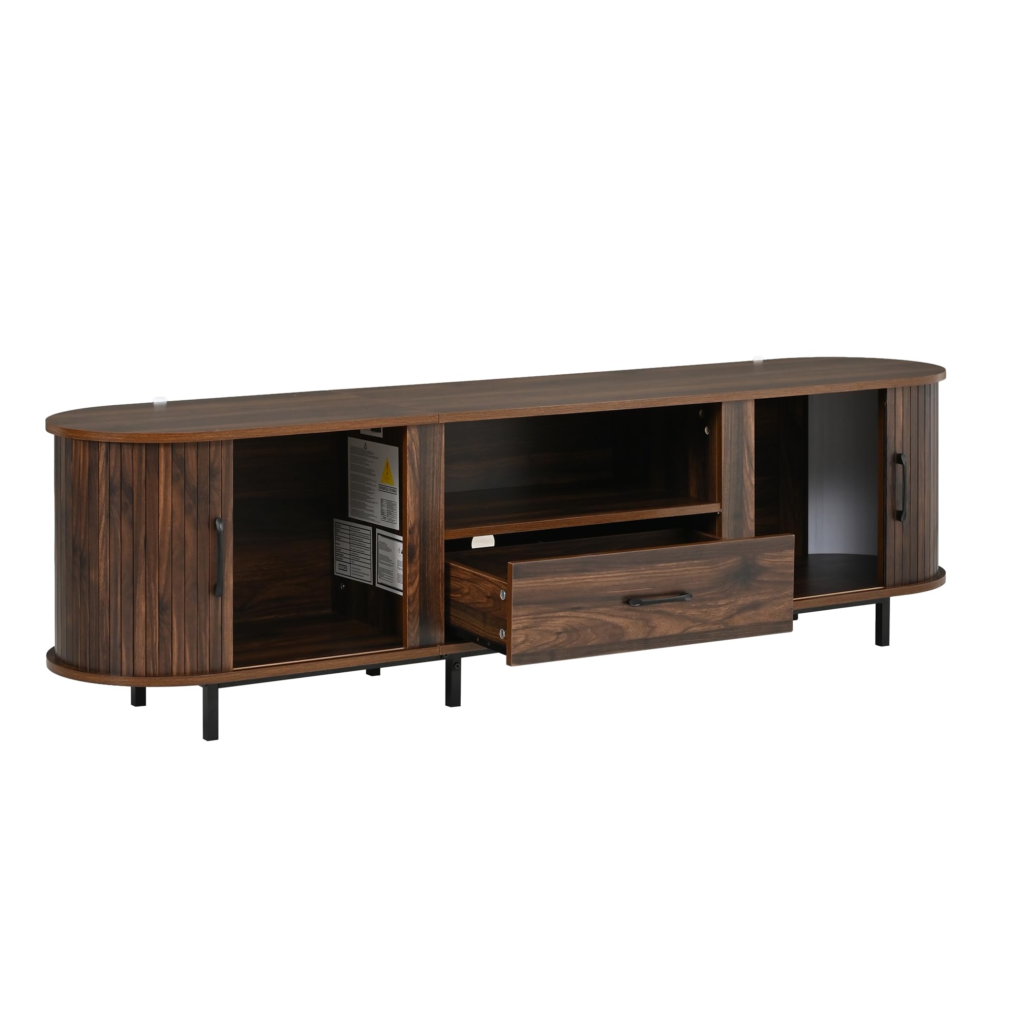 Mobile TV 180 x 40 x 50 cm, in MDF, credenza, per TV da 75 pollici
