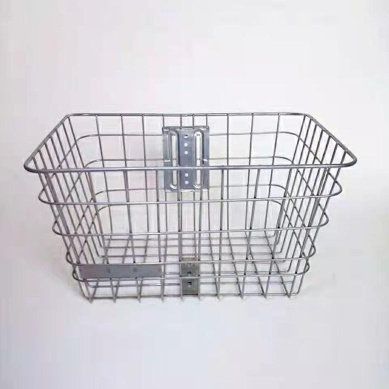 Cestino per Bicicletta Elettrica, Cestino Decorativo per Bicicletta, Portabiciclette in Filo Metallico, Cestino Portaoggetti per Campeggio All'ape