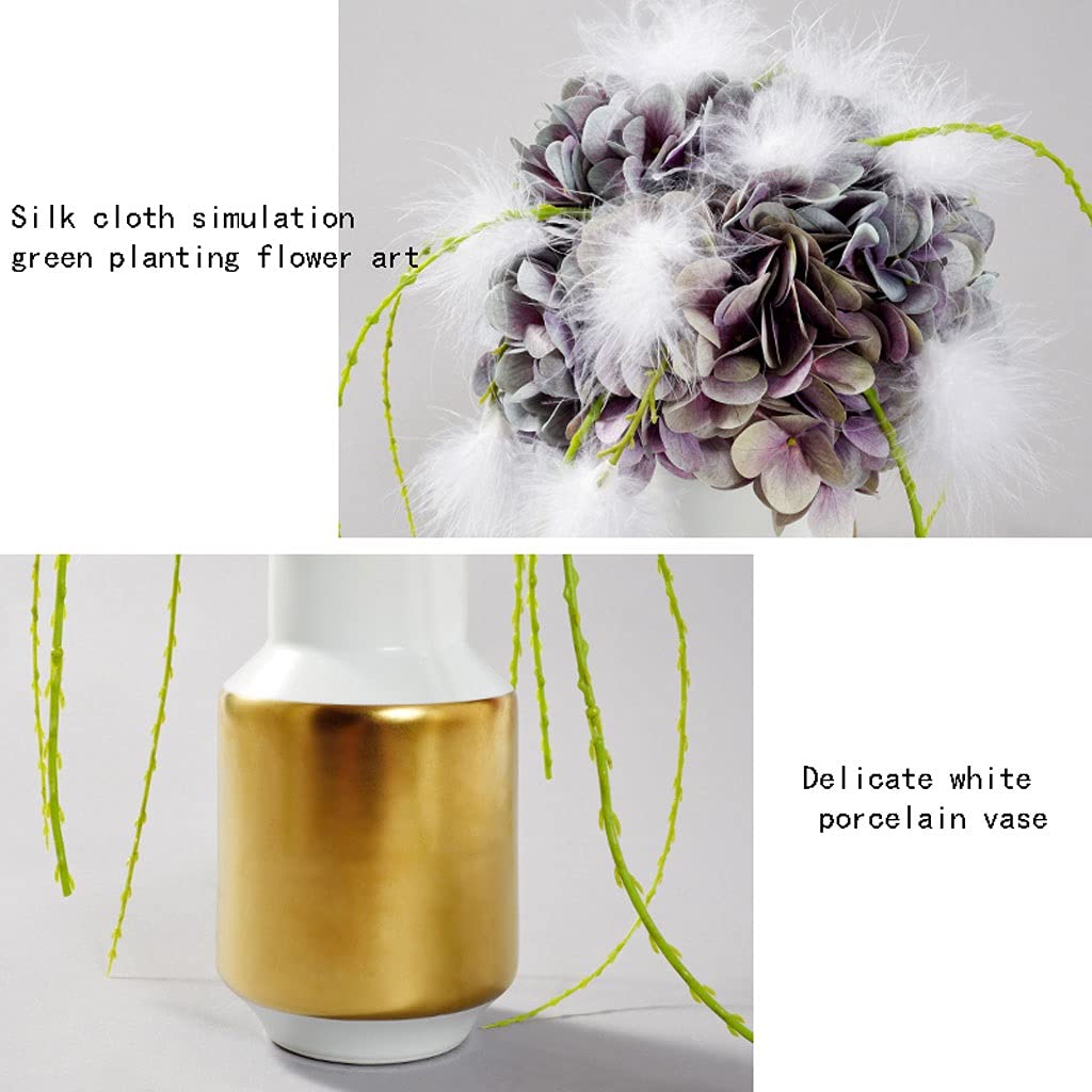 Fiori Artificiali da Interno, Fiore Artificiale a Palla di Velluto, Bonsai, Fiore Finto, Fiore di Seta, Design Artistico, Adatto per Ufficio, Tavolo da Pranzo, soggi