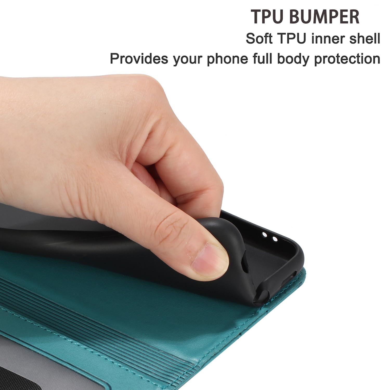 Etui do Xiaomi Poco X8 Pro Premium Pokrowiec ze skóry PU [Etui z klapką] [Portfel] [Zamknięcie magnetyczne] Etui ochronne do Xiaomi Poco X8 Pro Niebieski