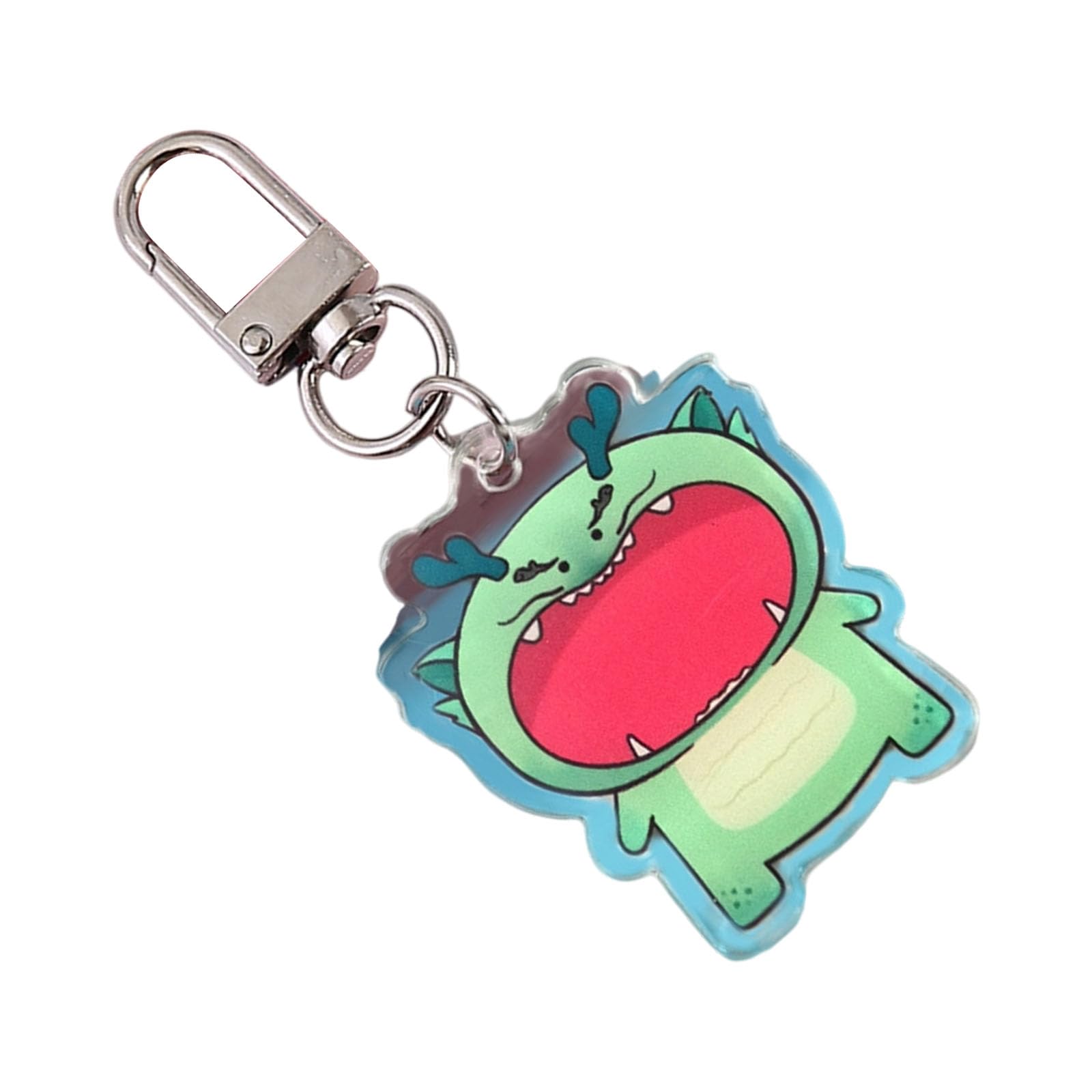 Xinsheinelry Lucky Dragon Acrylic Keychains for Backpacks Creative Cartoon Design Sturdy Ornament Party Supplies Dragon Accessory