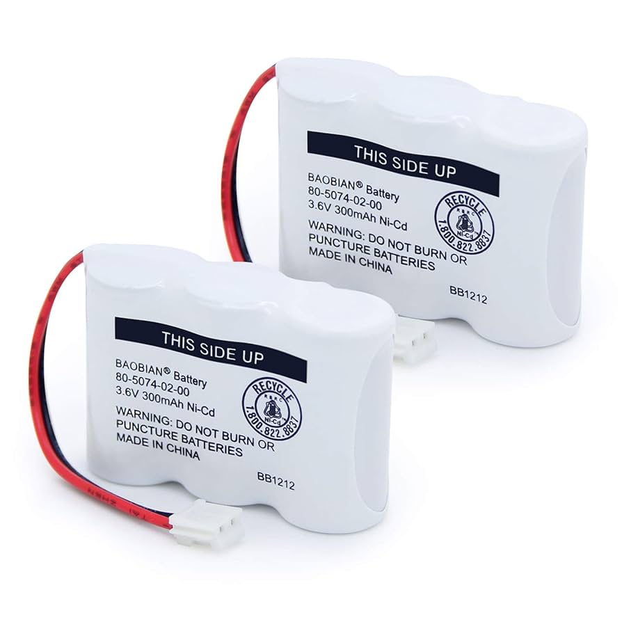 BAOBIAN UL122 80-5074-02-00 80-5074-00-00 Ni-CD 3.6V