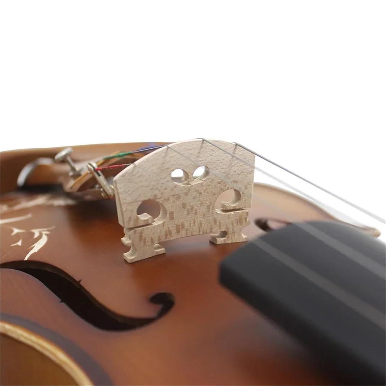 Violini Acustici Violino Acustico In Legno Massello Da 4/4 Pollici Con Custodia Corde Spalliera Accordatori Rivestimento In Tessuto E Altri Accessori.(Violin)