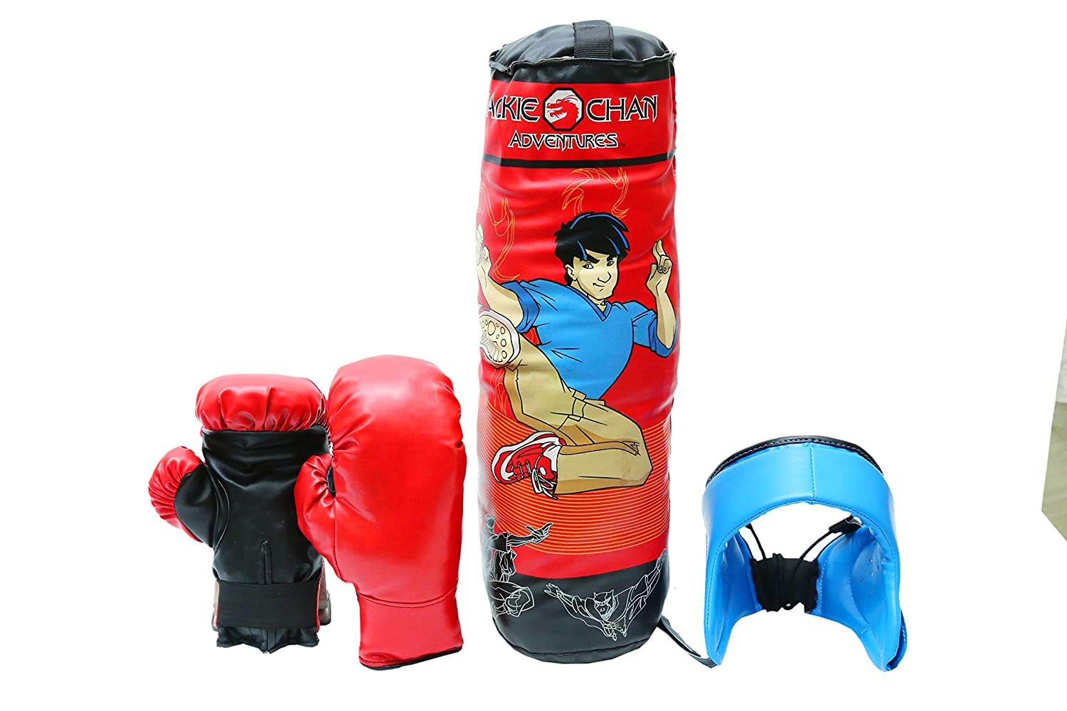 Lordz Boxing | Punching Bag Set with 2 Boxing Gloves & 1 Head Protector Guard for Kids | Multi Colour (Superman) (B08MQ55FK1) Amazon Price History, Amazon Price Tracker