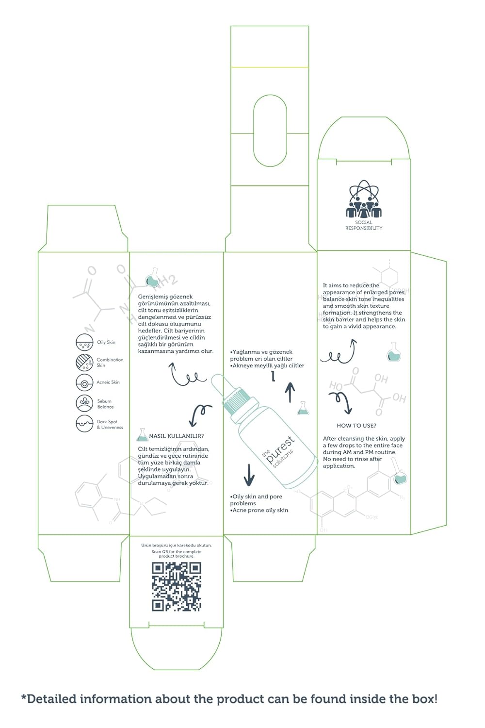 The Purest Solutions The Purest Solution Intensive Serum with Hyaluronic Acid, Salicylic Acid, Retinol Serum for Face - Vegan, Safe & Effective Pore Tightening Restoring, Niacinamide, Environmentally