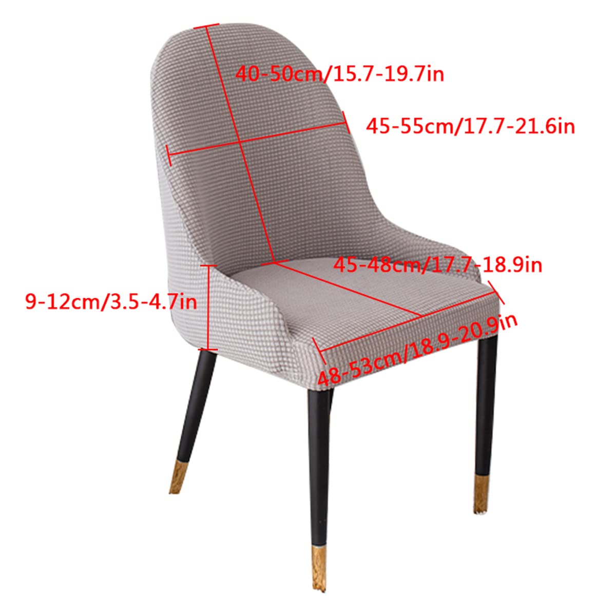 Coprisedia elasticizzato con braccioli, set da 4 pezzi, per sala da pranzo, cucina e ufficio, vestibilità elastica, colore: rosa