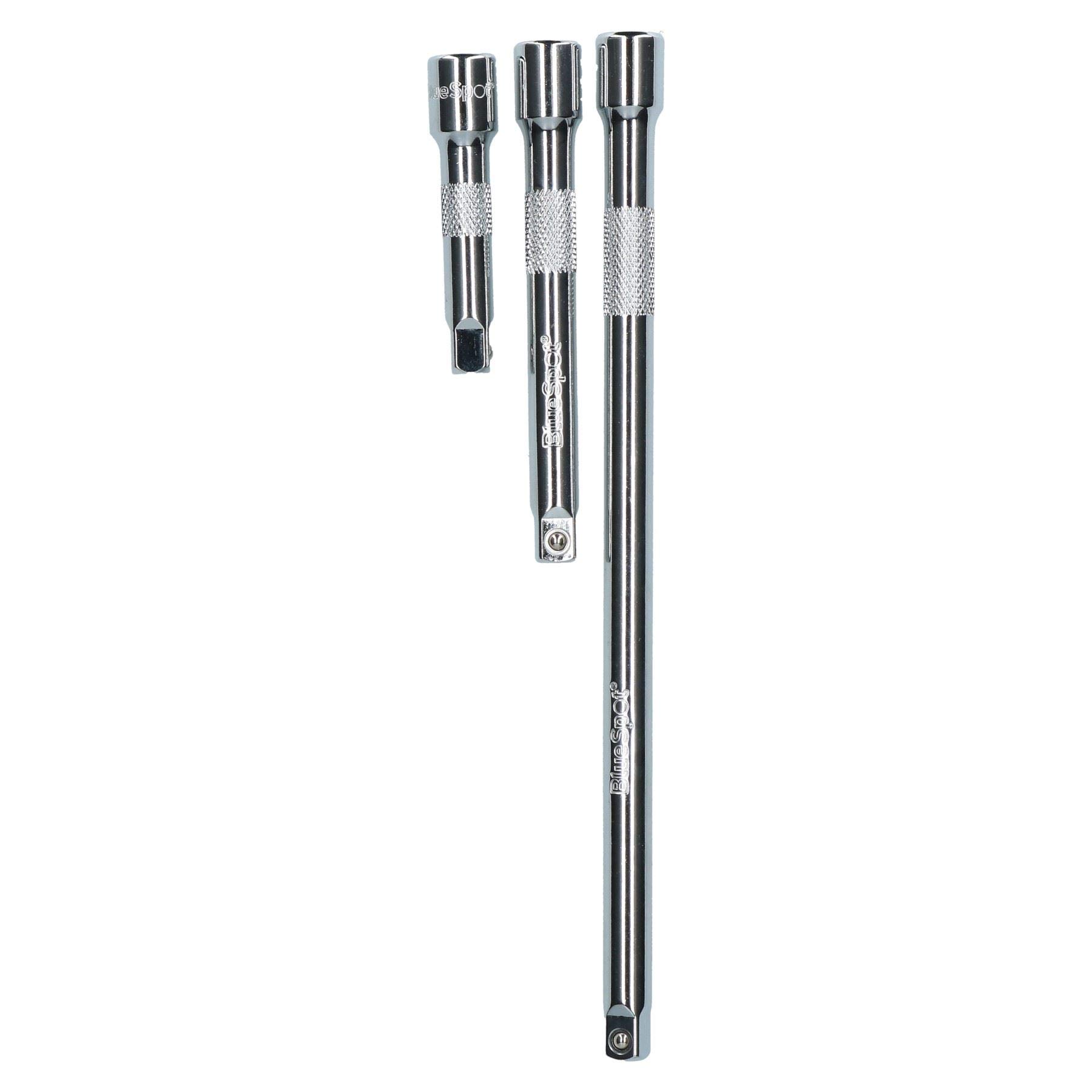 Rallonge cliquet 3/8 kit de 3 pièces droites pour atteindre les écrous difficiles