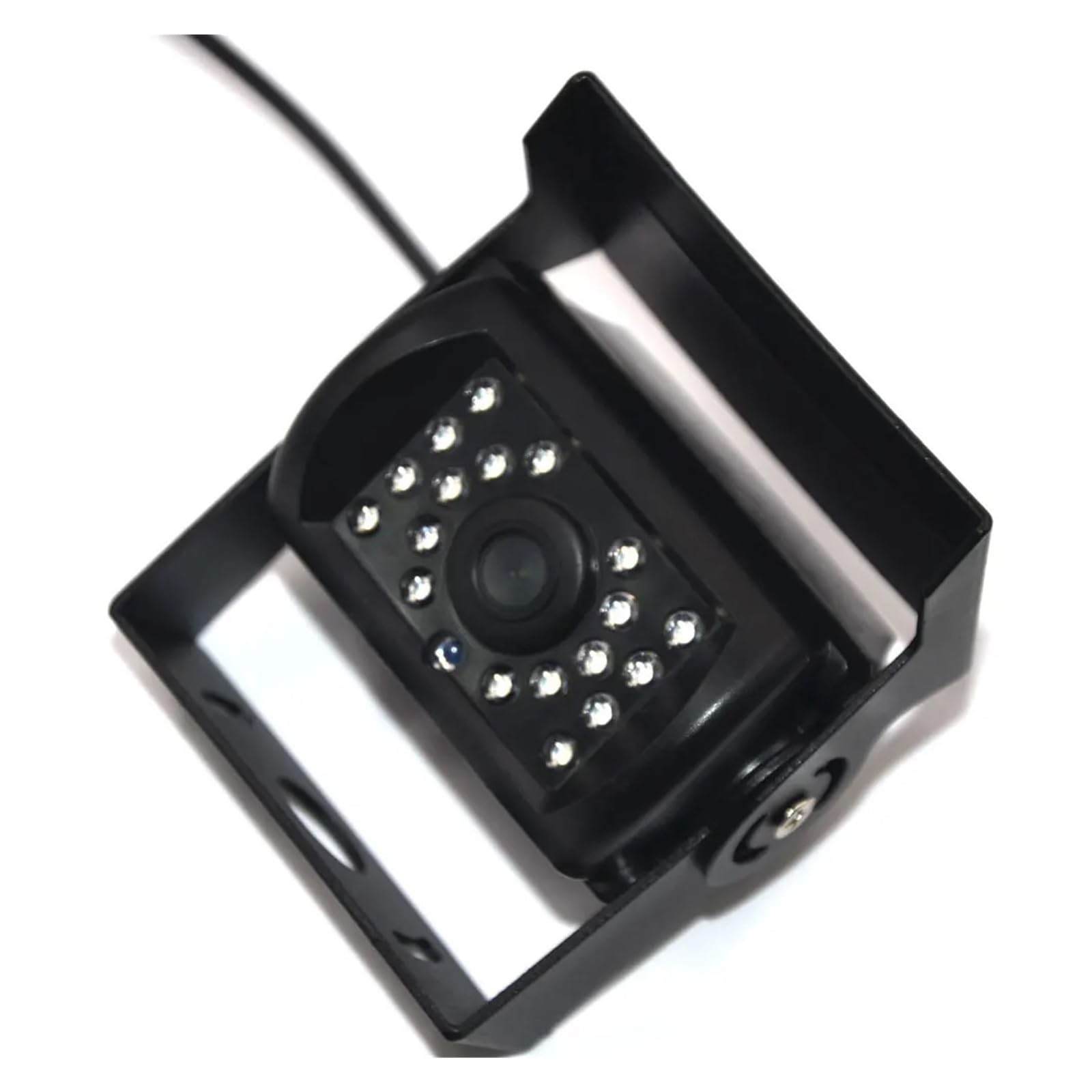 Cámara Visión Trasera HD CCD para Coches Camiones Autobuses Remolques Camionetas Vehículos Recreativos Visión Infrarroja 24 V Cámara Marcha Atrás Coche(Red)