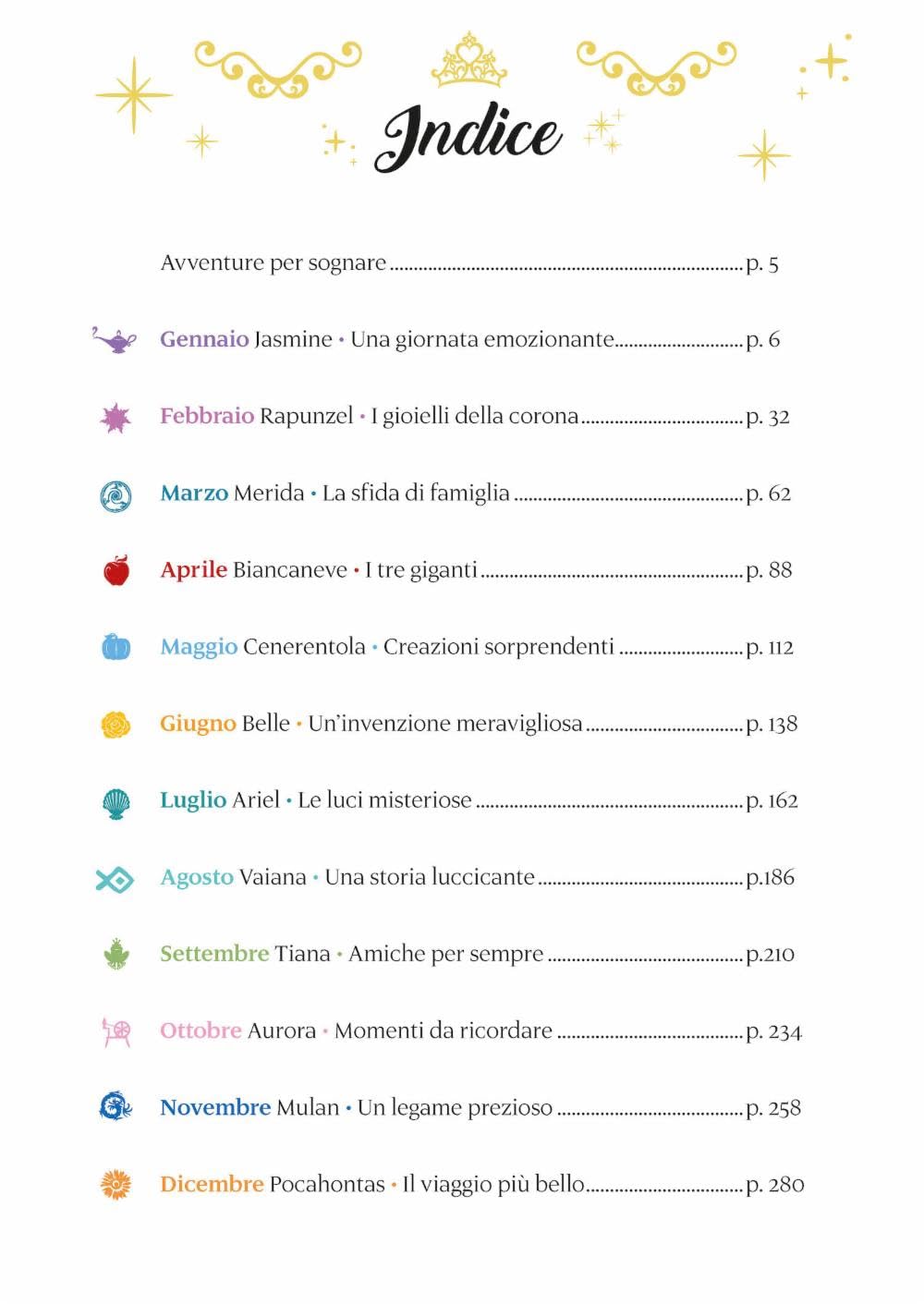 Storie senza tempo. 12 principesse da sogno. Disney Princess. Ediz. a colori