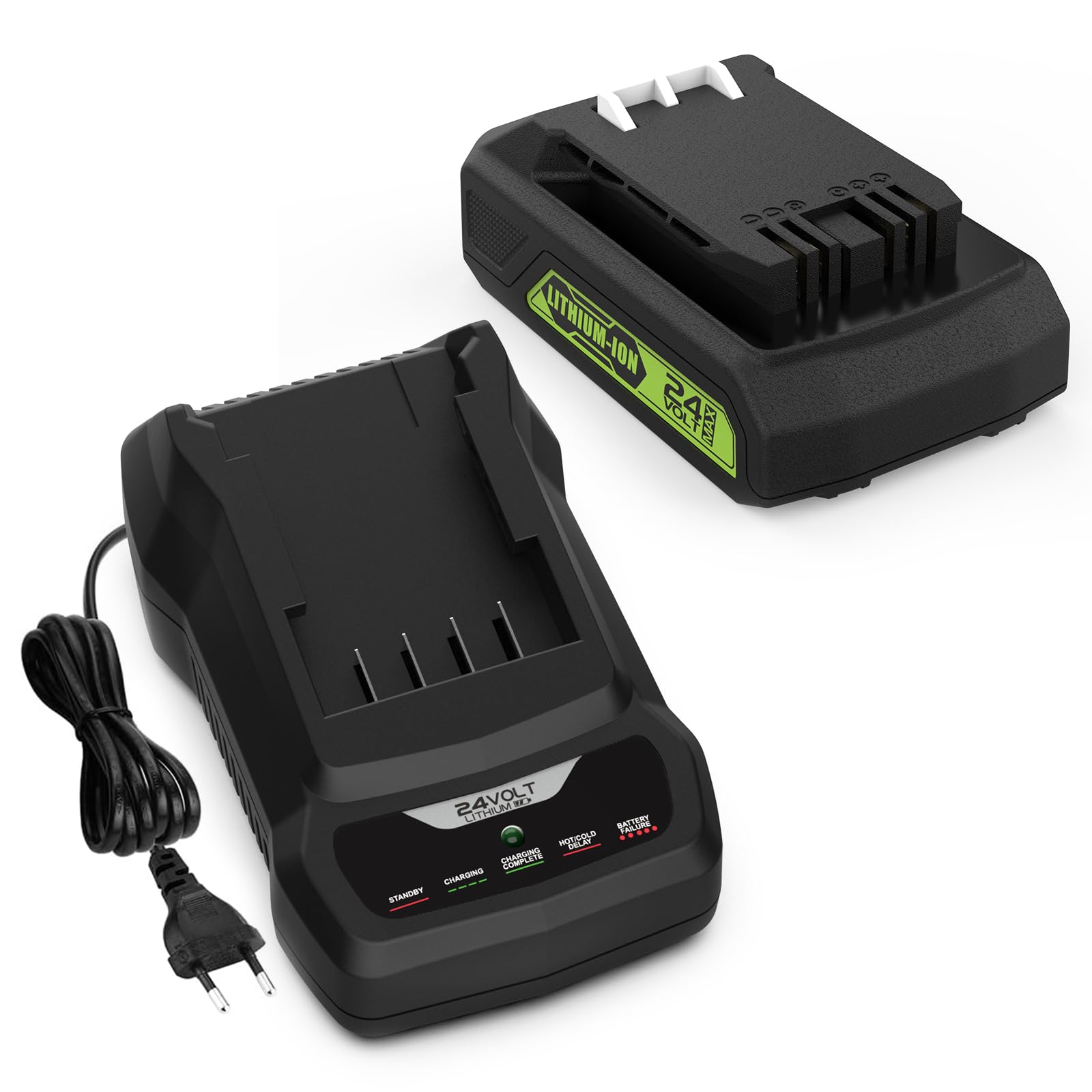Batteria Al Litio 24V 2000mAh Per Motoseghe Elettriche - Ricaricabile E Sostituibile