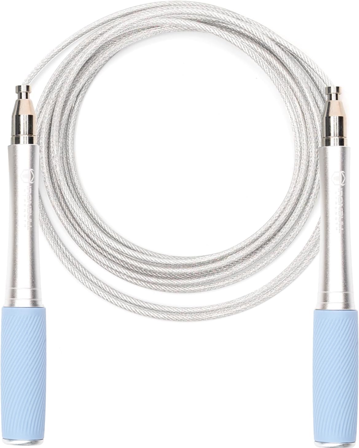 Jump Rope for Men & Women - Ultra-Fast, High Speed Jump Rope - Self-Locking Screw-Free Design with Aluminum Handles and Silicone Textured Grips - Precision Engineered for Maximum Performance - Skipping Rope for Workout Fitness, Cross Training & Home Exercises