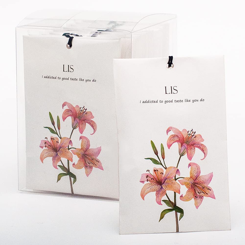 Sponsored Ad – SYOSI Lily Sachet - 1 Box/12 Pcs Dried Flower Bag, Scented Drawer and Closet Air Freshener, Deodorizer for Home/Car Fragrance