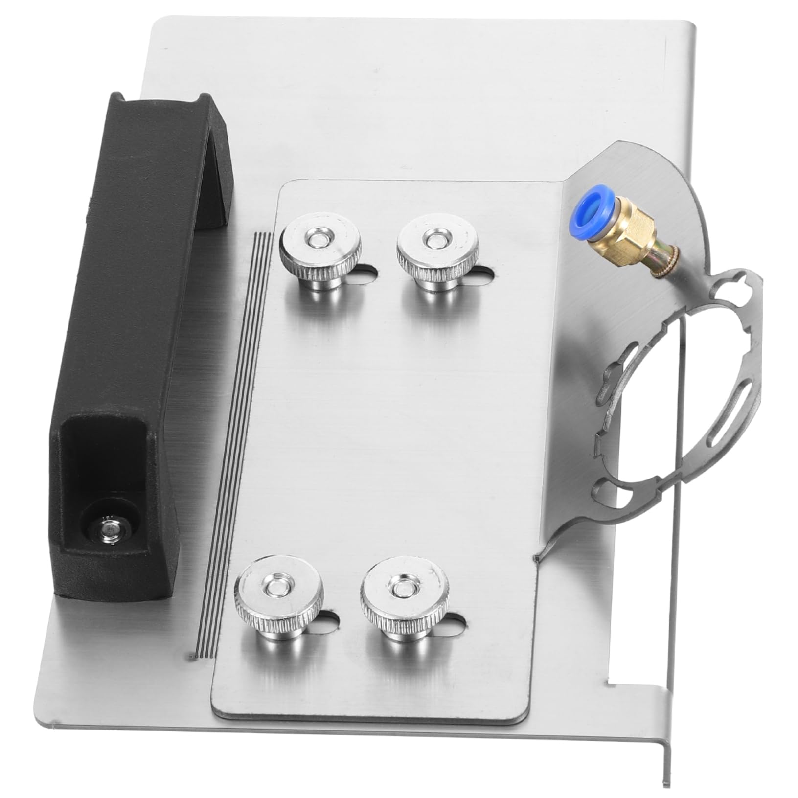 Socle de meuleuse d'angle en métal SHINEOFI et guide de chanfreinage rigide pour carrelage