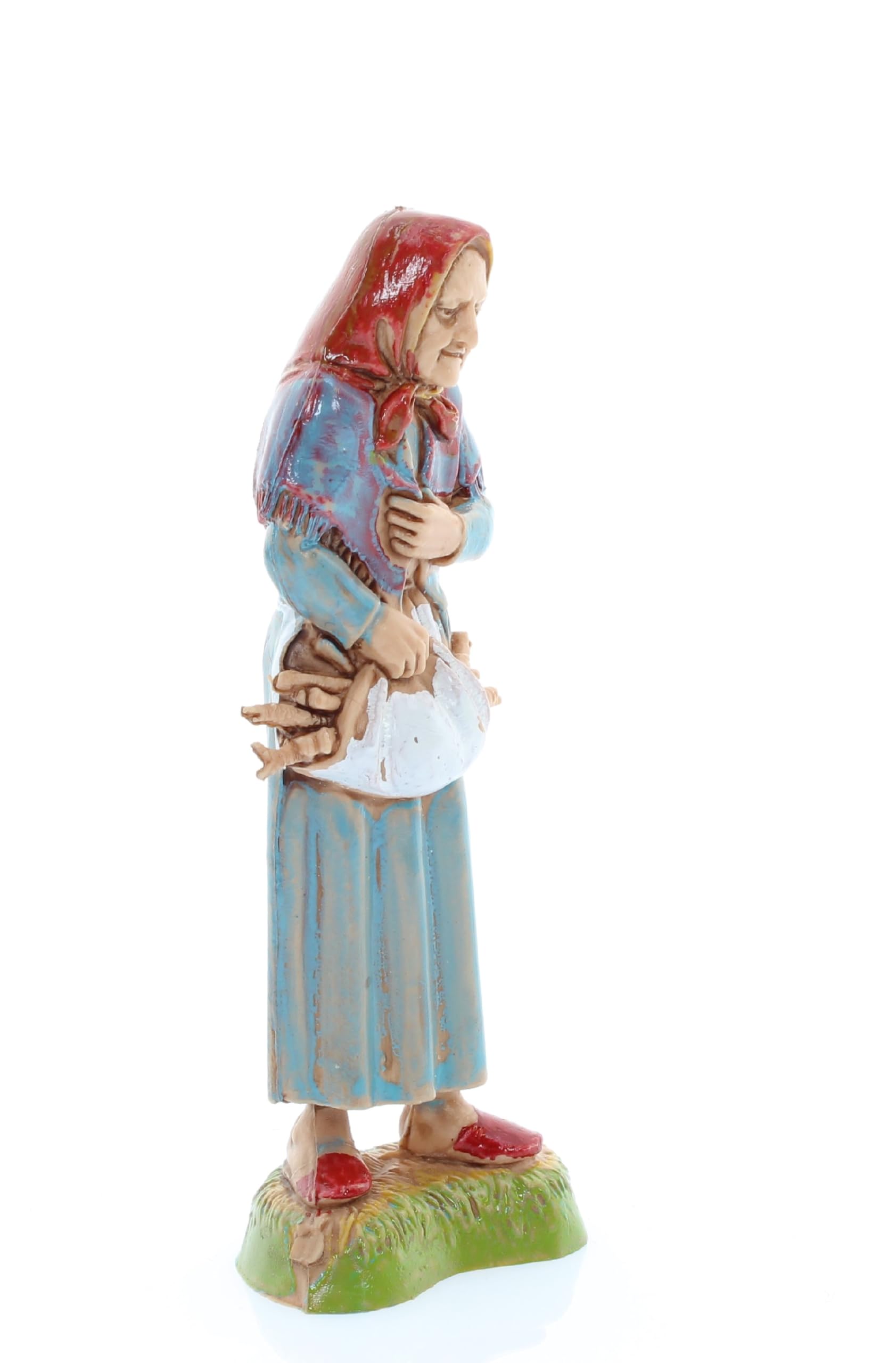 Moranduzzo Chariot Avec Fûts Pour Crèche De 10 Cm Échelle 1:20 - Figurines De Crèche Indestructibles - Style 700', Peinture Finition à La Main, Produit Officiel, Fabriqué En Italie, Sculpteur M. Landi