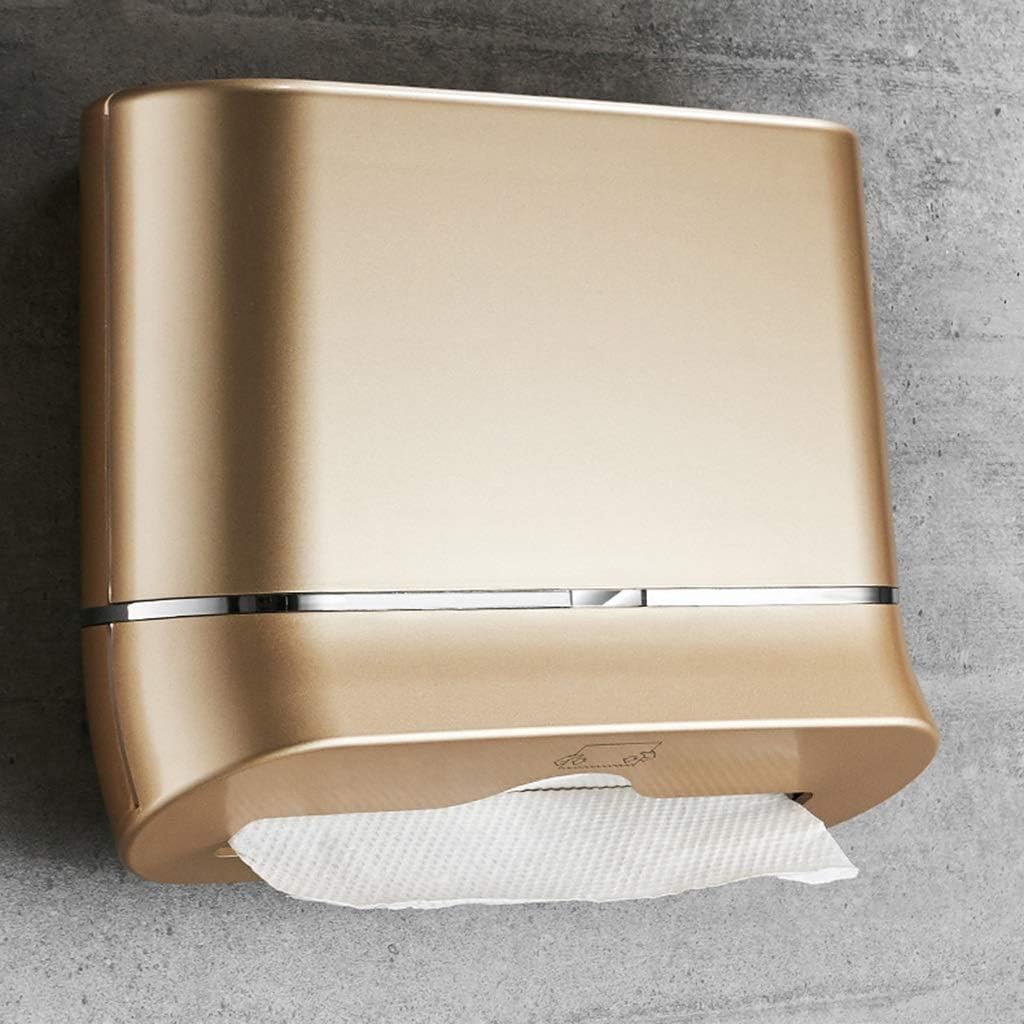Distributore di asciugamani di carta commerciale, montaggio a parete con serratura, dispenser di fazzoletti senza punzonatura per bagni e cucine, soluzione di igienizzazione durevole e conveniente