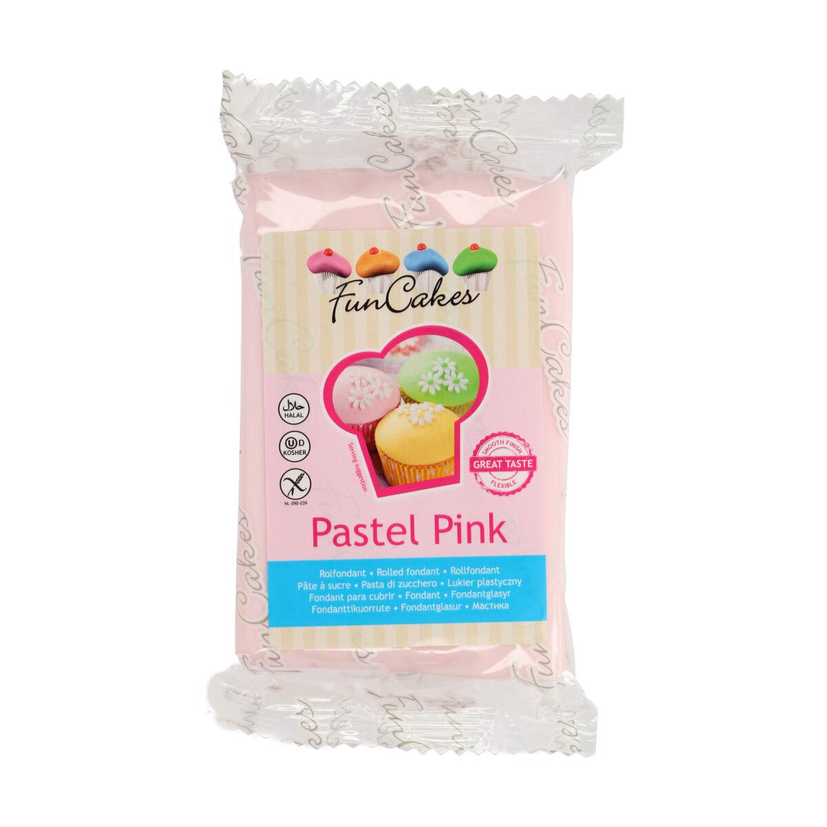 FunCakes Pte À Sucre Rose Pastel 250 G