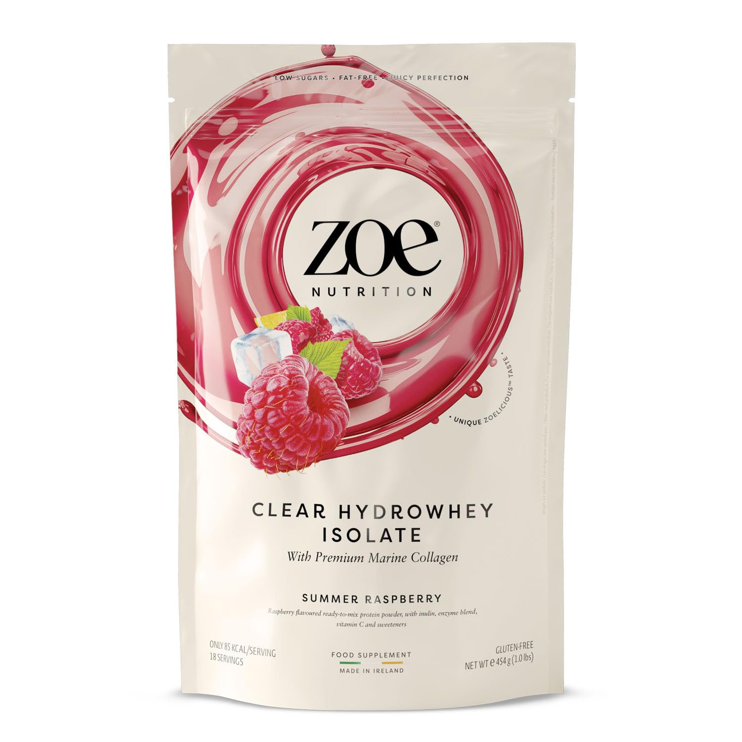 Clear Hydrowhey (454 g, Summer Raspberry)