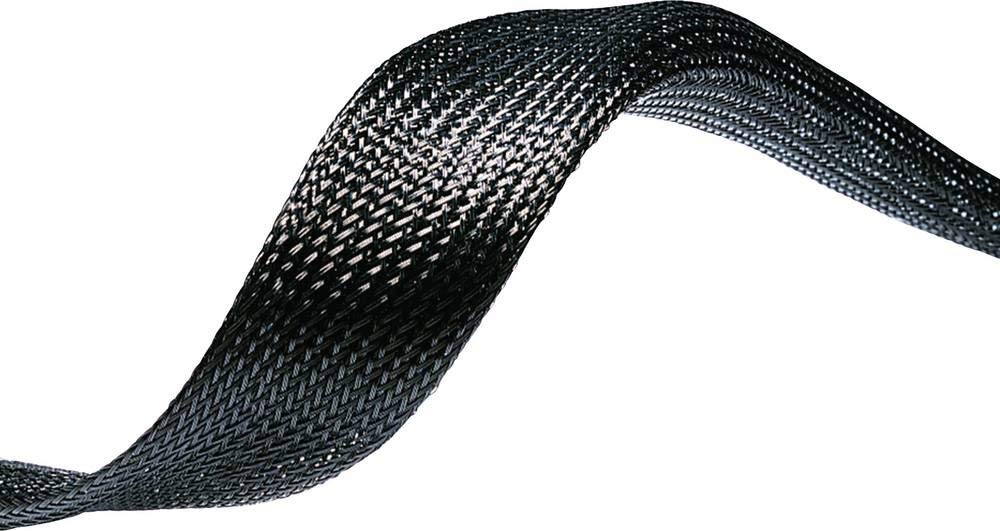 HELLERMANN TYTON brightermannTyton 170-80531 HEGPL30-PET-BK Geflechtschlauch black Polyester 18 up to 55mm 50m