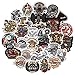 PMSMT 50/100 STK. Coole Motorradaufkleber für Notebooks Laptop-Computer Scrapbooking-Material Klebstoffe Retro 90er Jahre Dekoration Vintage Aufkleber