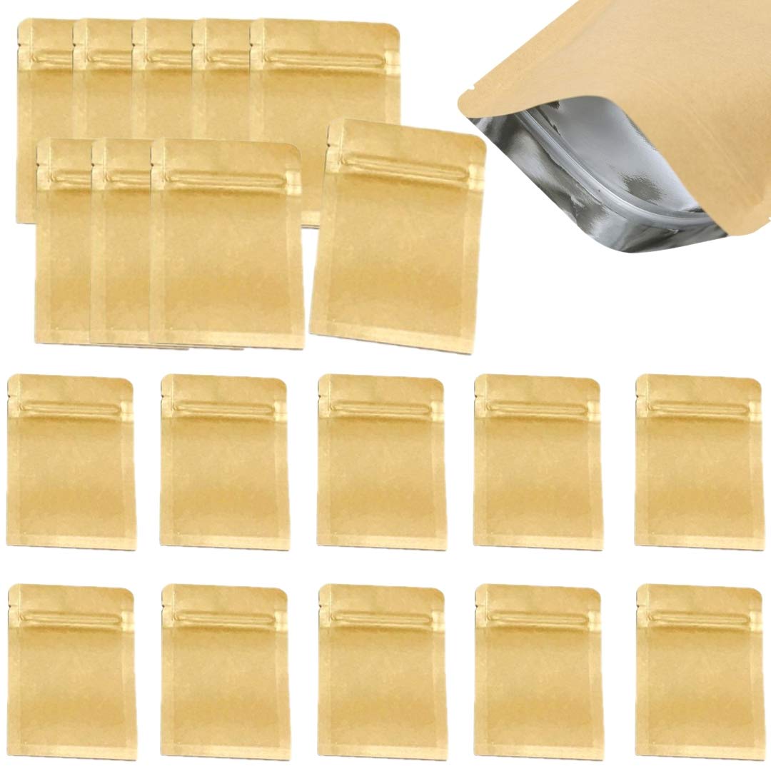 Amazon｜3world ジップ袋 クラフト紙 内面 アルミ シーラー 対応 SW844