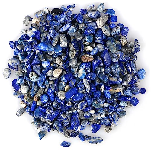 Cabilock Aquarium Stone Decorations 200g Lapis Gravel Irregular Decorative Stones Natural for Fish Tank