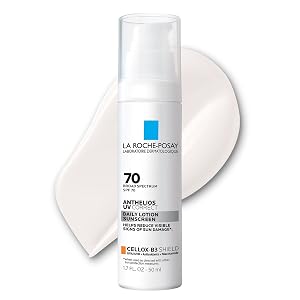 La Roche-Posay Anthelios UV Correct Sunscreen Moisturizer SPF 70 Daily Anti-Aging Face Moisturizer with Niacinamide to Even Skin