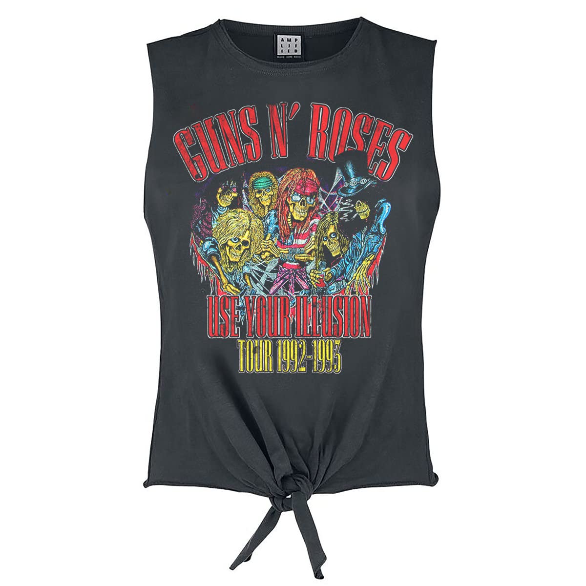 Amplified Guns N' Roses Collection - Use Your Illusion 93-94 Femme Top Anthracite