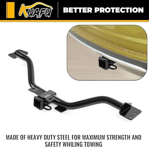 Miniatura 4 de KUAFU Enganche de remolque clase 3 de 2 pulgadas compatible con Buick Enclave Chevrolet Traverse GMC Acadia Limited Saturn Outlook todos los estilos