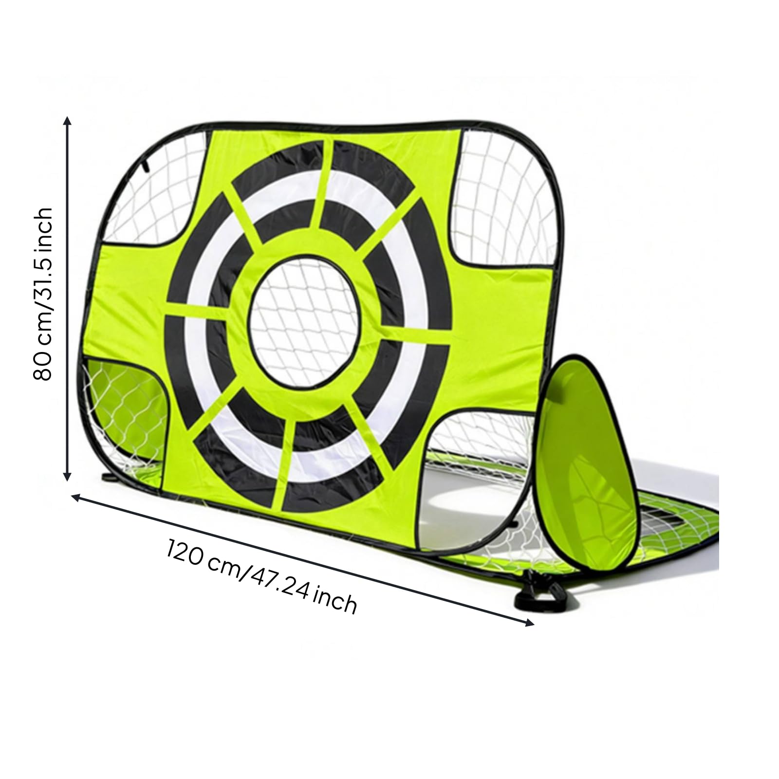 Portería Plegable con Compacta Portería Fútbol Infantil Ligera Arco Fútbol Portátil para Playa