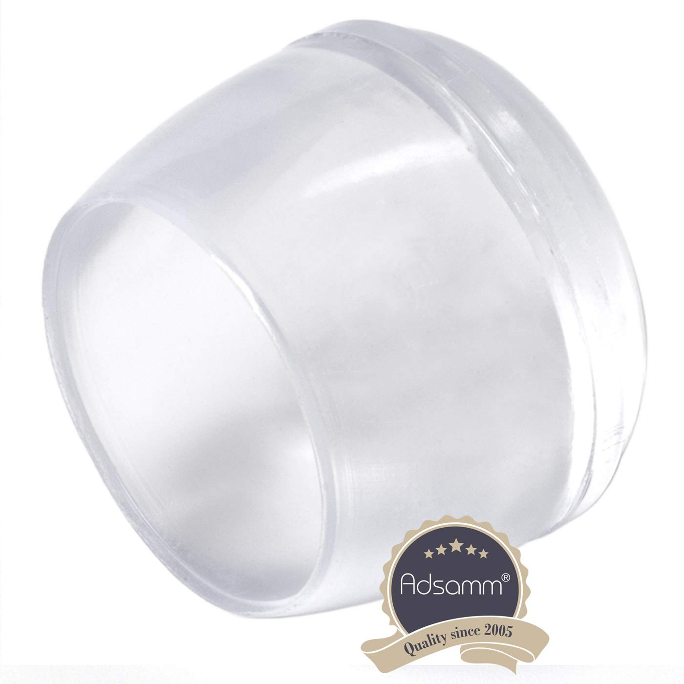 Adsamm LG-TR-20-100 LG-TR-20 100 x Chair Leg Caps Transparent Diameter 20 mm — view 3
