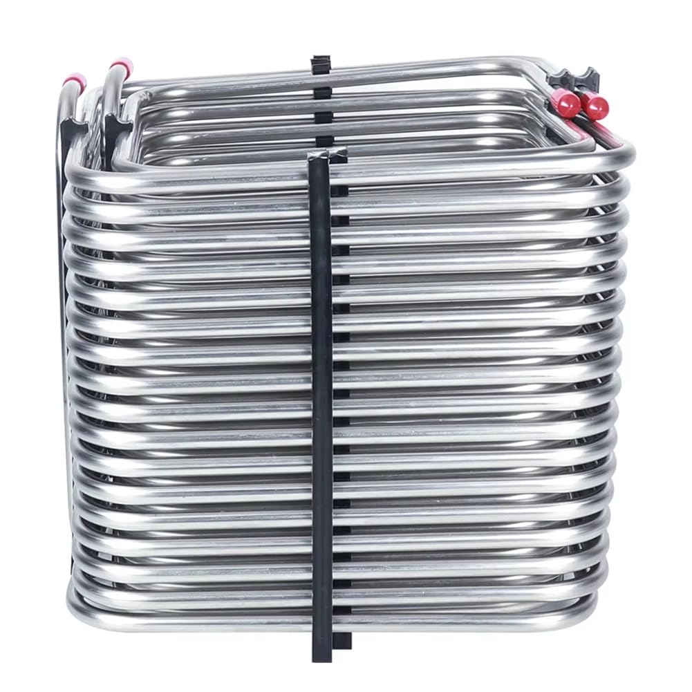 Serpentín Enfriamiento Cuadrado Acero Inoxidable, Serpentín Caja, Enfriador Tubo 5/16" Diámetro Exterior para Caja Cerveza Barril, Dispensador Cerveza.