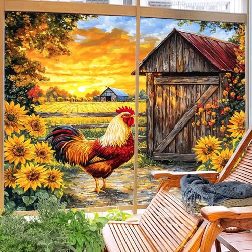 Vinilo adhesivo decorativo para ventana 2 piezas miniatura 4
