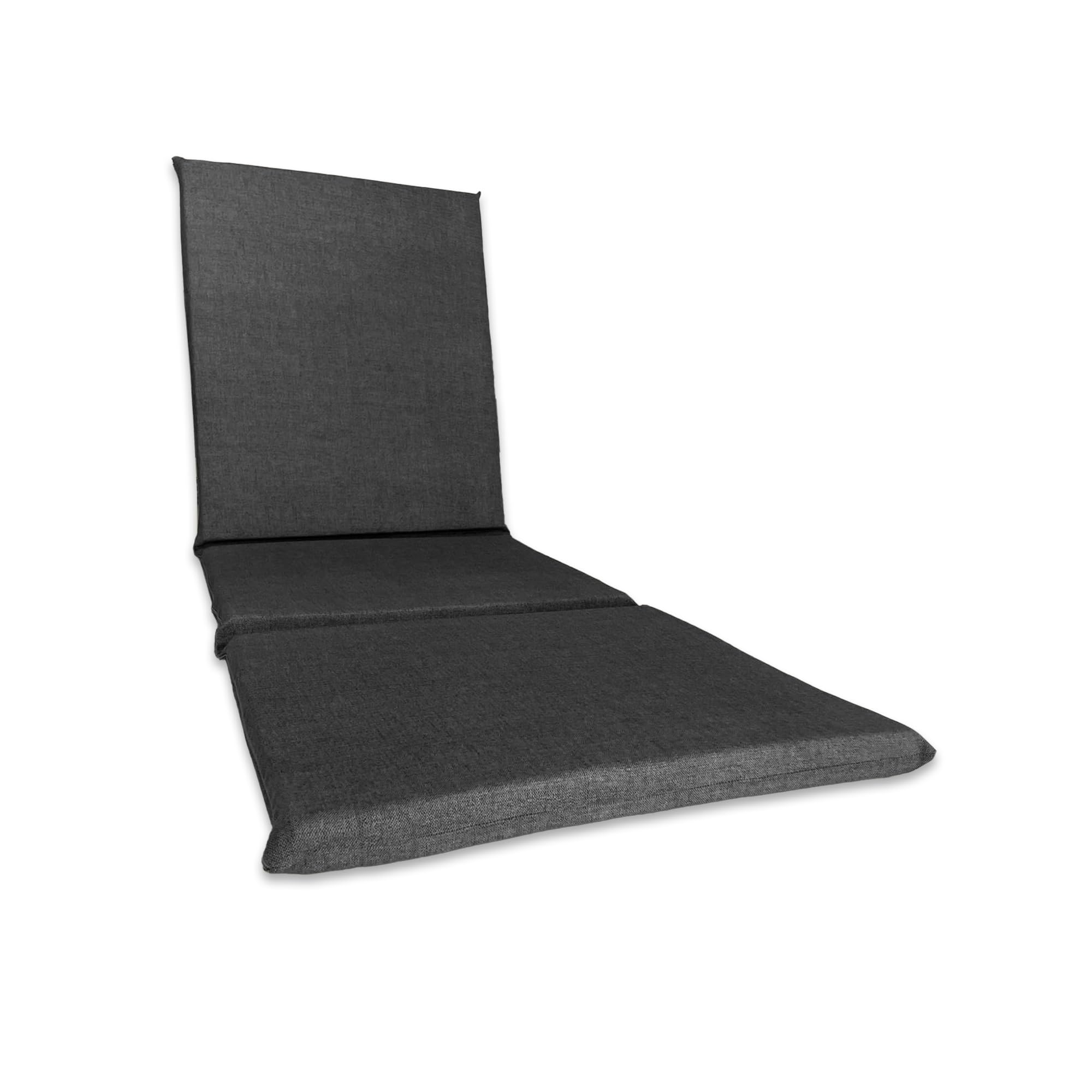 Lettino Prendisole A Rotelle In Tela Plastificata écru E Legno Di Eucalipto Bilal 219221 - Foto 7