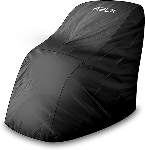 RELX Funda para silla de masaje, funda para silla de masaje Shiatsu de cuerpo completo con cordón, funda impermeable y a prueba de polvo, escudo