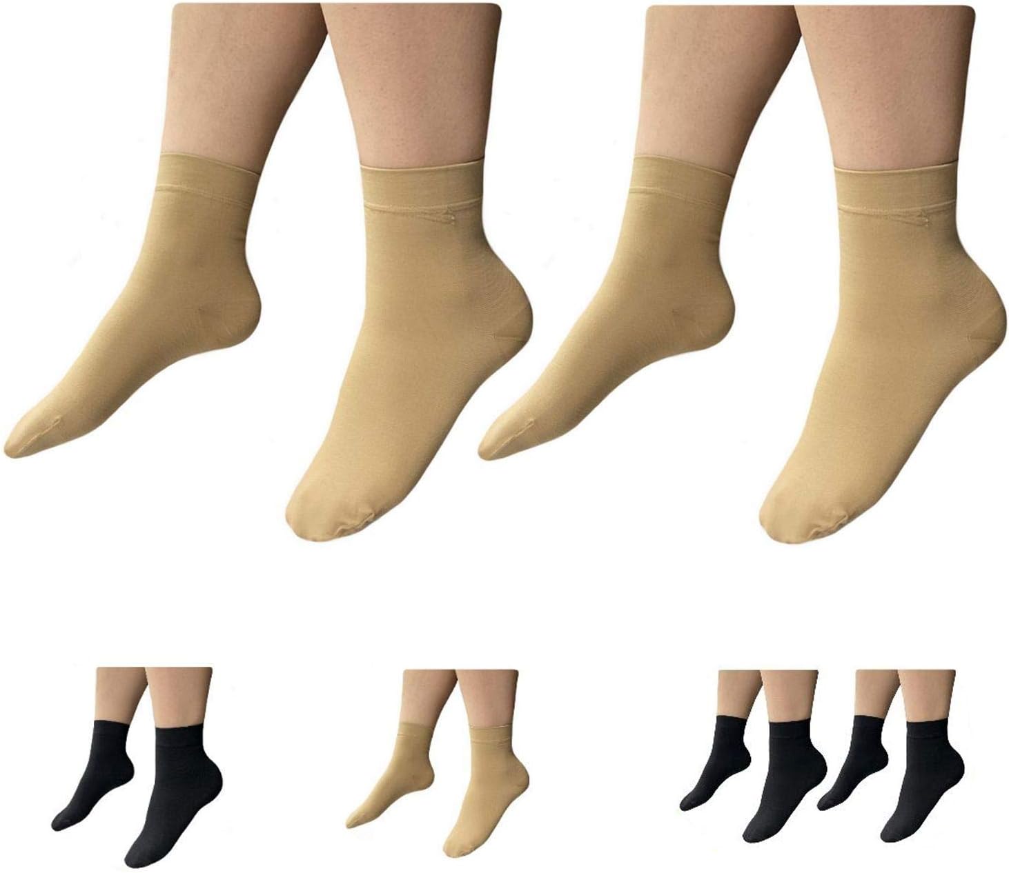 HealthyNees Closed Toe Ankle 2030 mmHg Compression Wide