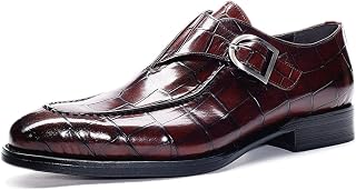 Dress Shoes for Men Classic Modern Men's Oxfords Formal Casual Business Wedding Work Comfortable Buckle Derby Shoes