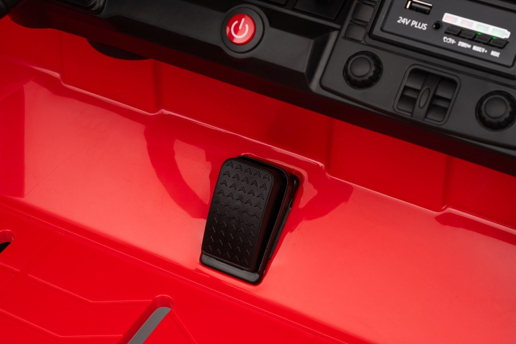 Beneo Motors OFFRIDE 4x4² 2-osobowy samochód elektryczny, 12 V, różowy, odtwarzacz MP3 z wejściem USB/AUX, napęd na wszystkie koła 4 x 4, bateria litowa, pilot zdalnego sterowania, oświetlenie LED