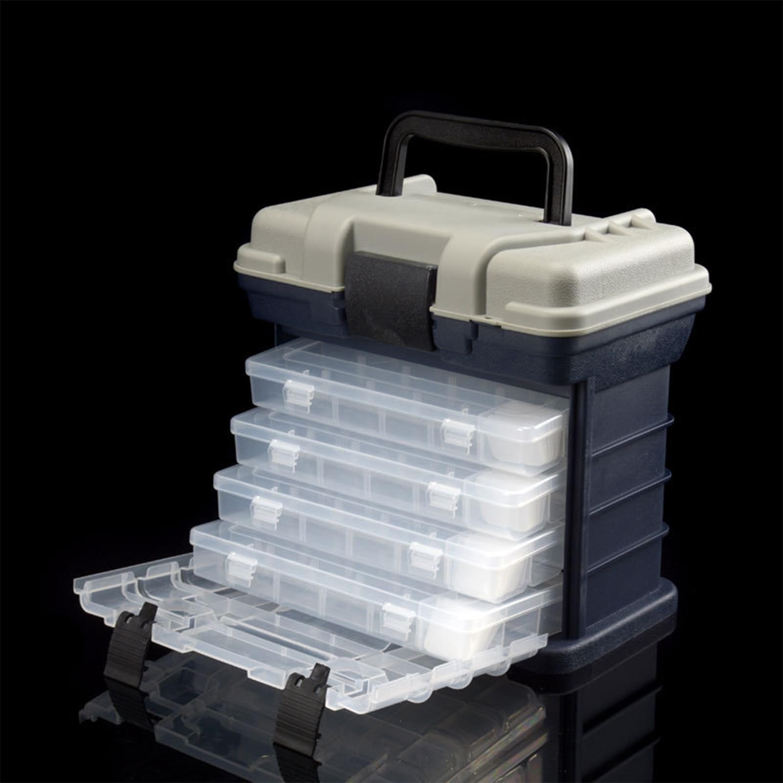 Aparejos de de carpas en cajas, caja de almacenamiento multiusos para aparejos de, caja portátil con asa, cajas de aparejos de agua salada, caja de almacenamiento para accesorios de | aparejos de, portátil con asa, cajas de aparejos de agua salada, de alm