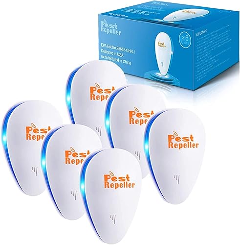 Okutani Repelente ultrasónico de plagas 6 unidades repelente de ratones repelente electrónico de plagas enchufe ultrasónico repelente de cucarachas disponible en Yaxa Guatemala