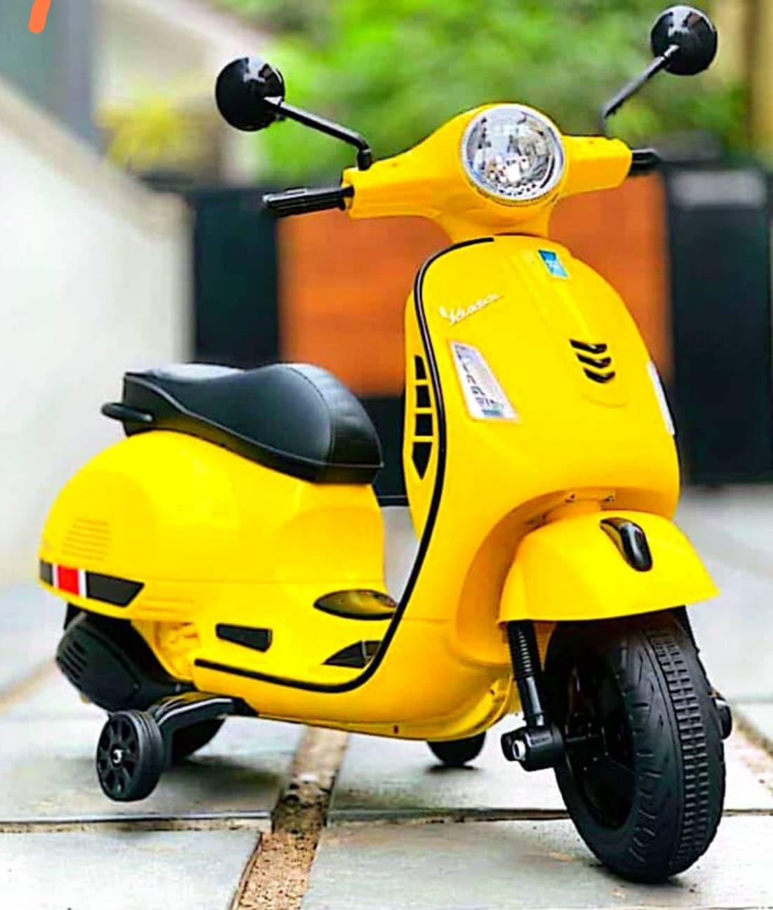 Kids Rideon Vespa Scooty with Rechargeable Battery Operated Ride On for Kids (Isi Certified)|Electric Bike for Children [3 to 8 Years, Large] (Yellow) (B0D31L43Z7) Amazon Price History, Amazon Price Tracker