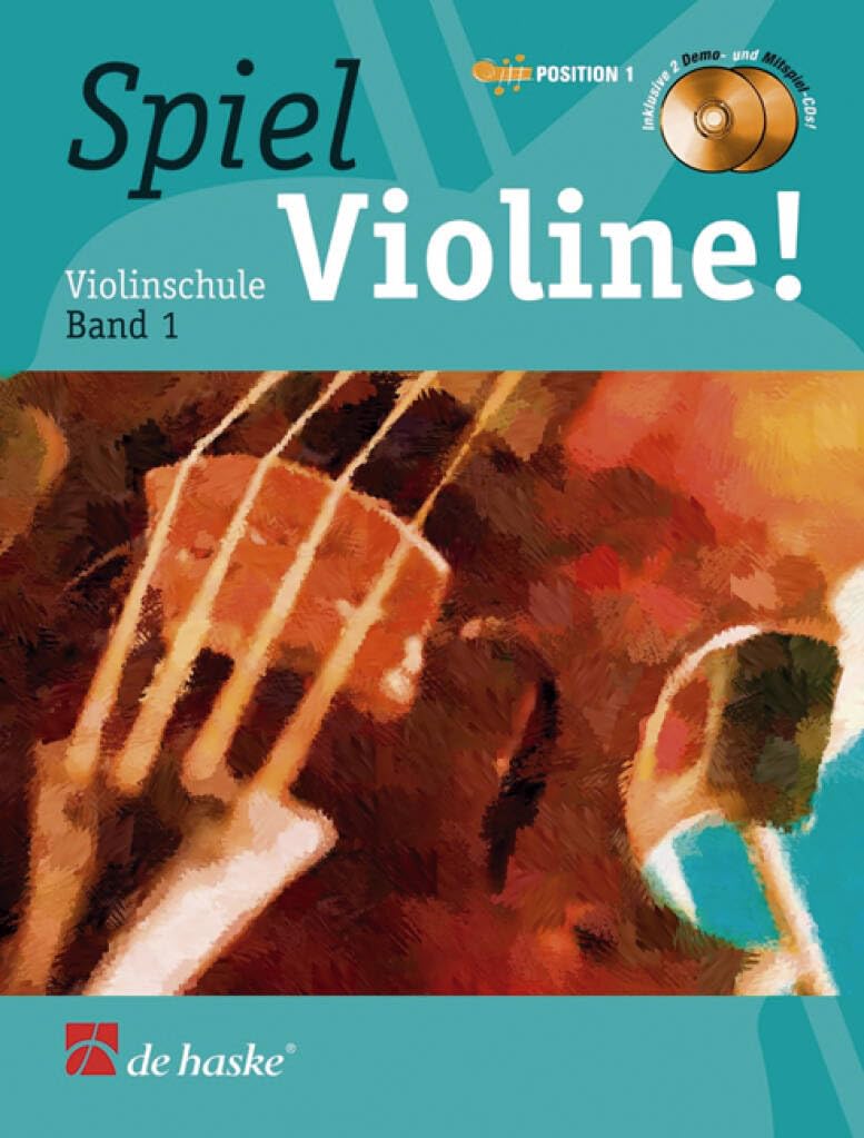 Komplettset: Spiel Violine! Band 1, Band 2 und Band 3 — Gunter Van Rompaey — De Haske + Soundman-Notenheft + 2 Musikbleistifte