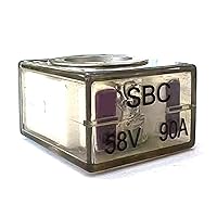 Vista 19 de South Bend Components 250A Bloque de fusibles clasificado para marina (MRBF) y bloque de terminales, paquete combinado, 58V CC máx., IP66, protegido