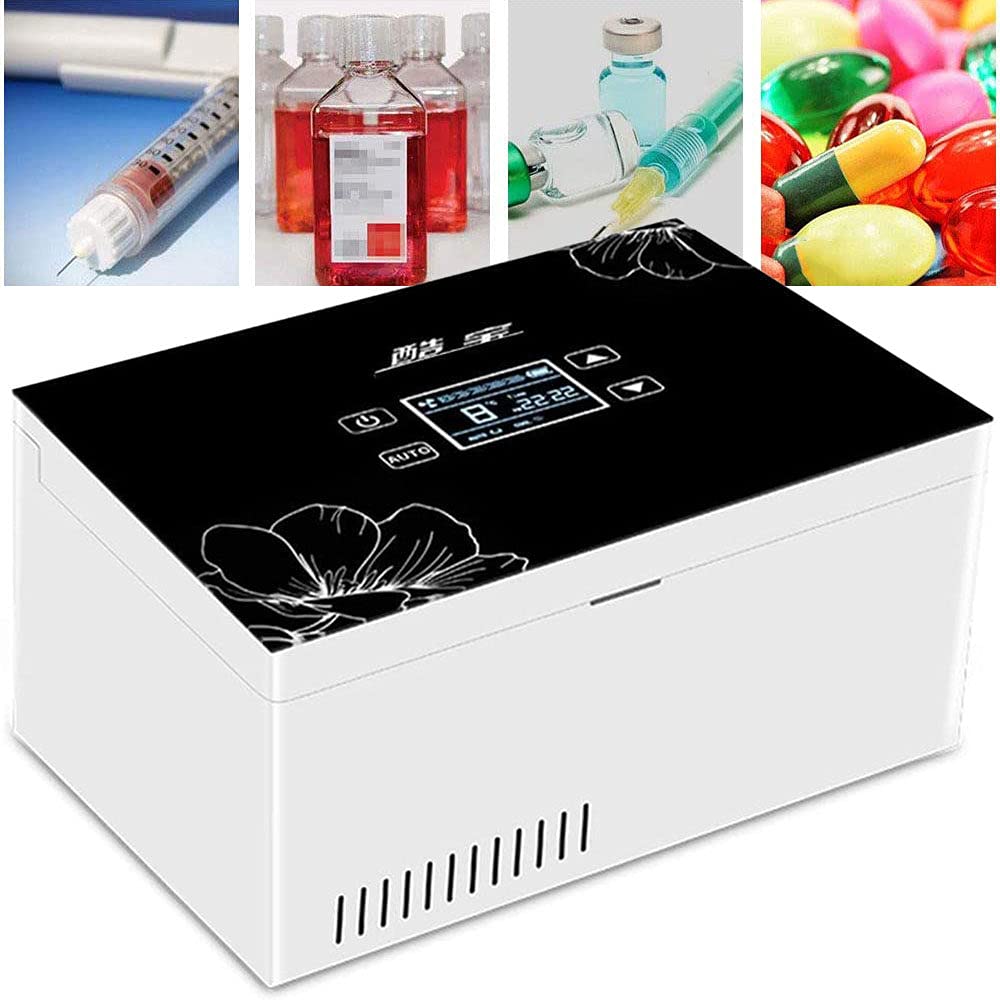Mini Portable Insulin Cooler, Insulin Cooler Bag, Medicine Cooler Box, Portable Fridge, USB Rechargeable
