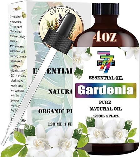 Miniatura 1 de Aceite esencial de 4 onzas líquidas (4.1 fl oz)  Aceite esencial Gardenia para difusor, humidificador, limpieza del baño, yoga, bricolaje, jabón,