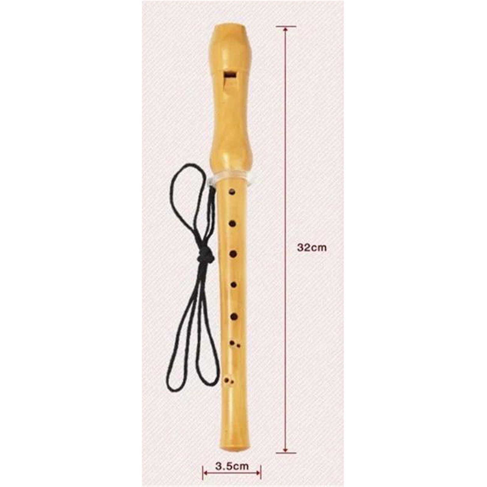 Adulto Flauto Dolce Flauto Dolce Professionale In Legno Saxophone A 8Fori Clarinetto Chiave C Verticale Con Voce Acuta Custodia In Resina Nera