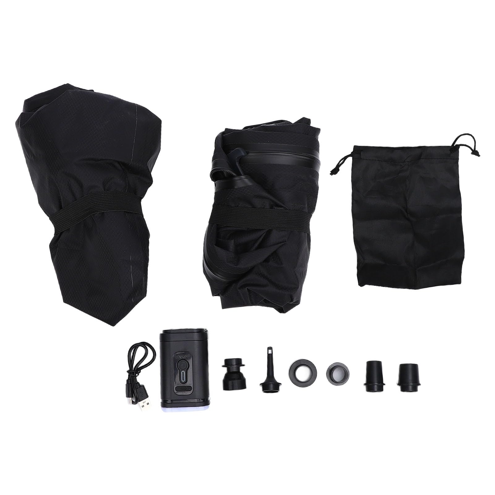 Jiawu Reise-Vakuumbeutel, 80% Platzsparend, Wasserdicht, Wiederverwendbarer Vakuum-Kompressionsbeutel, Premium 210D Nylon mit Luftpumpe für Wandern, Reisen, Fitnessstudio, Strand, Pool (50L)